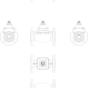 Danfoss 065B2058 kołnierz 2-drogowy, grzybkowy techniczny